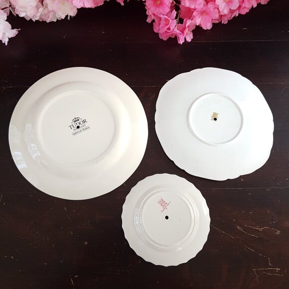 Handmade 3-Tier Cake Stand Mixed Floral Wedding Tea Party Dessert Serving Tray - Picture 9 of 13